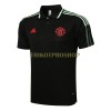 Manchester United Trainings Poloshirt 2022-23 Schwarz Grün Für Herren